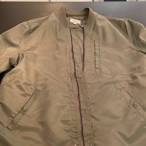 Green bomber - J Crew Wallace and Barnes